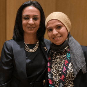 Women Economic Forum 2020 where Reham Fouda met Dr Maya Morsy