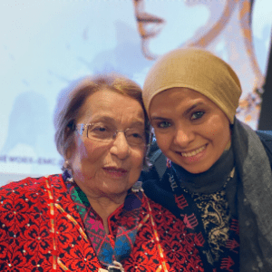 Women Economic Forum 2020 where Reham Fouda met Zeinab EL Ghatit